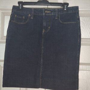Dark Denim Mini Skirt Size 4